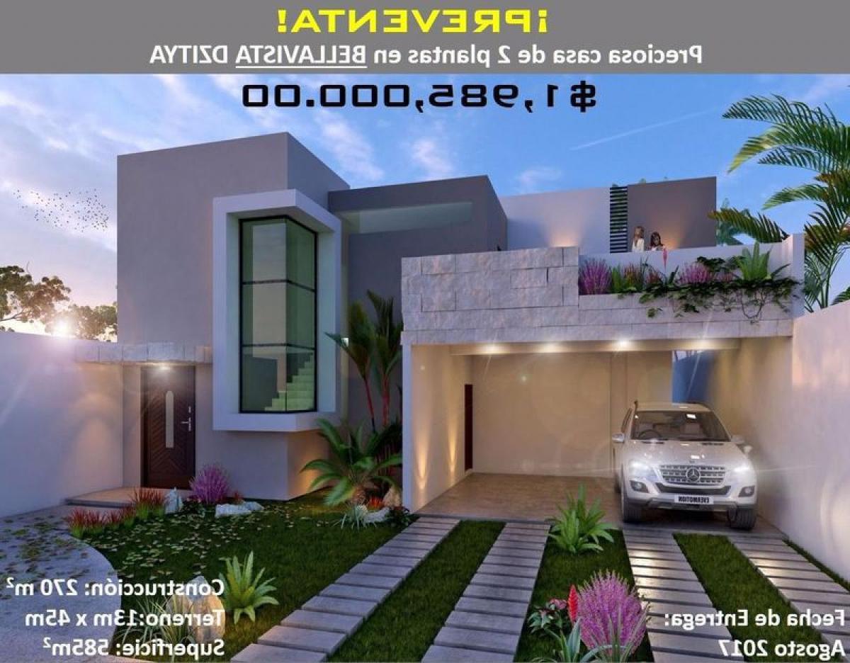 Дом с 3 спальнями в Мерида, Мексика № 30560