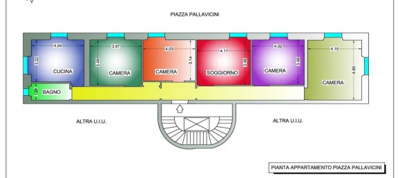 8-Zimmer Wohnung in Genoa, Italy, Nr. 133954 3