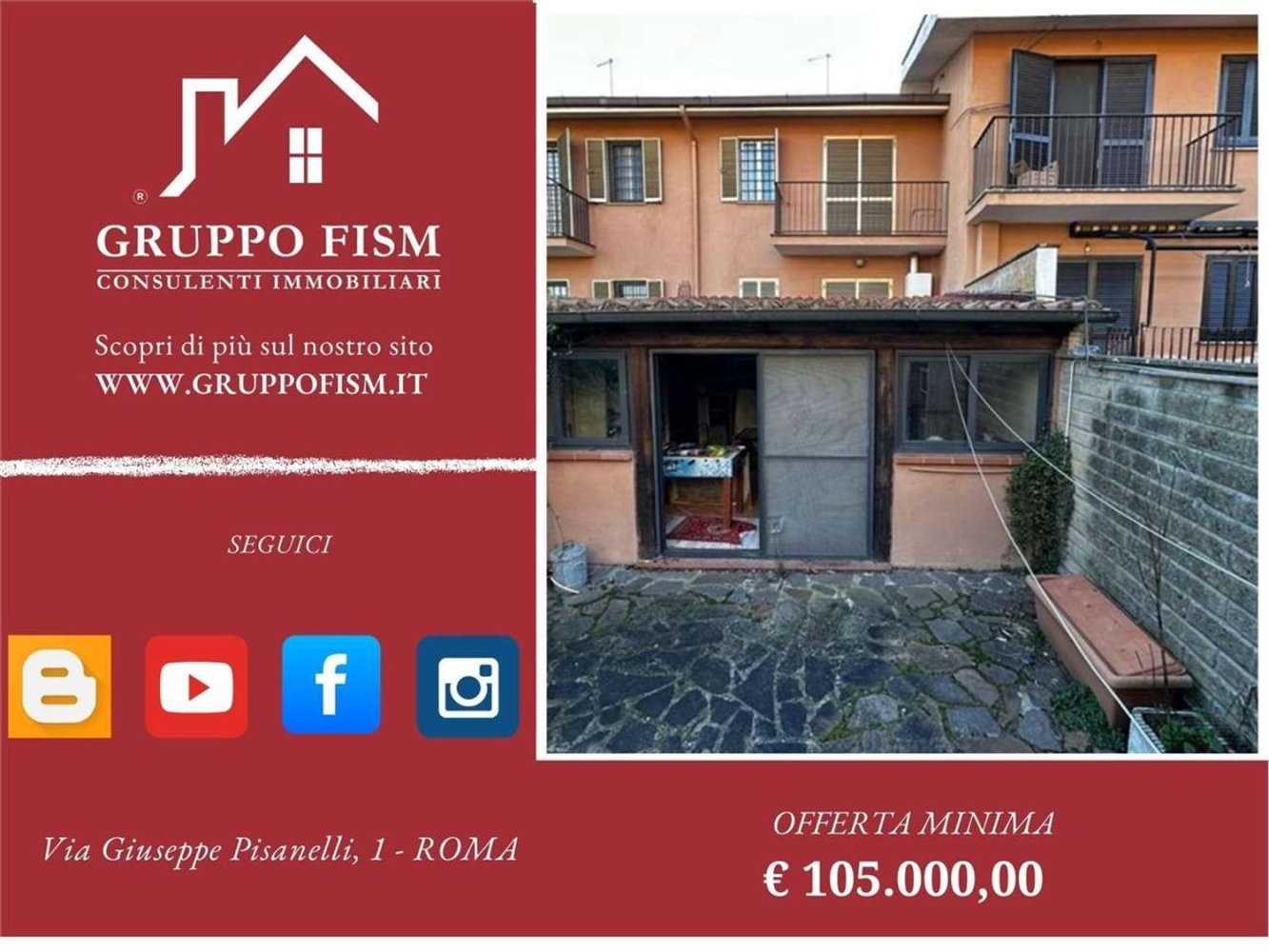 3-Zimmer Wohnung in Rome, Italy, Nr. 17045