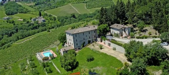 Отель, гостиница с 13 спальнями в Кастеллина ин Кьянти, Италия № 102397 11