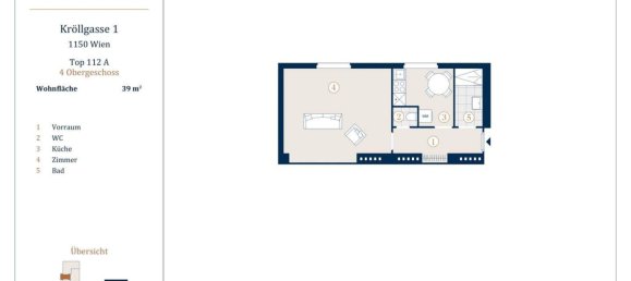 Studio in Rudolfsheim-Funfhaus, Austria No. 207403 12