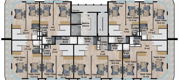 2-salle Penthouse à Cikcilli, Turkey No. 29837 28