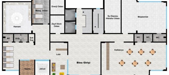 2-salle Penthouse à Cikcilli, Turkey No. 29837 26