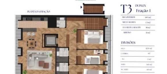 3 Schlafzimmer Doppelhaus in Porto, Portugal, Nr. 147863 11