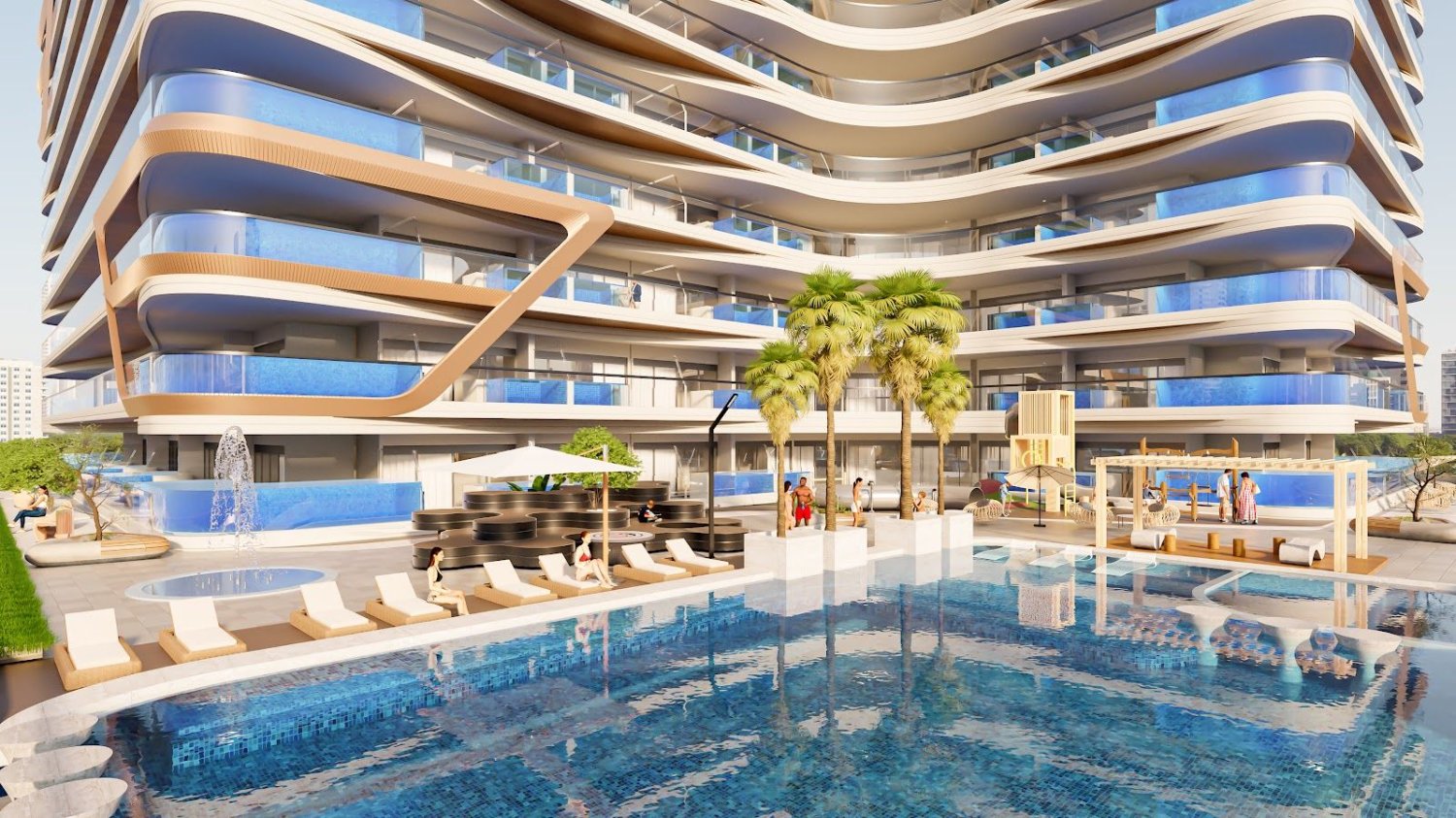 استوديو في SAMANA SKYROS, Arjan, UAE رقم 61071