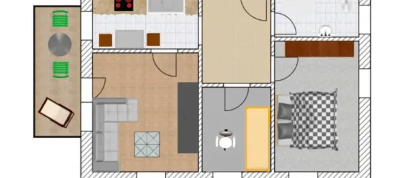 3غرفة شقة في Greiz, Germany رقم 12976 17