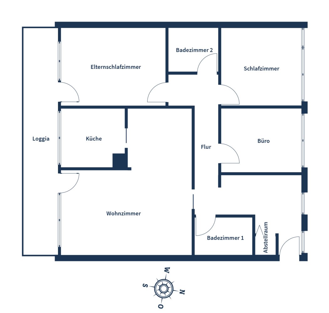 Apartamento de 3 dormitorios en Munich, Germany No. 147994