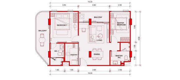 2 Schlafzimmer Eigentumswohnung in Phuket, Thailand, Nr. 30326 4