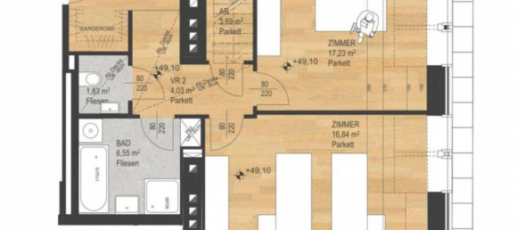 3 rooms Penthouse in Wahring, Austria No. 195285 15