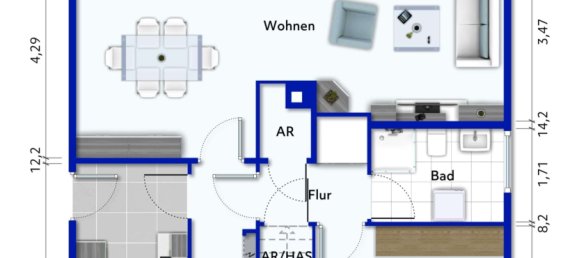 4 rooms House in Osterholz, Germany No. 193550 14