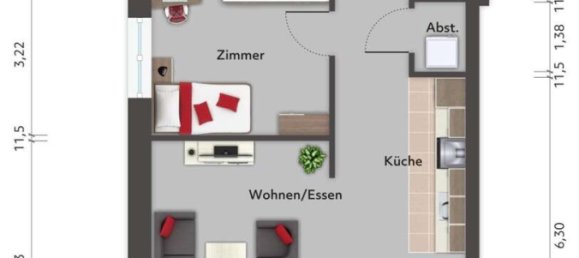 2 غرف نوم شقة في Harburg, Germany رقم 266157 17