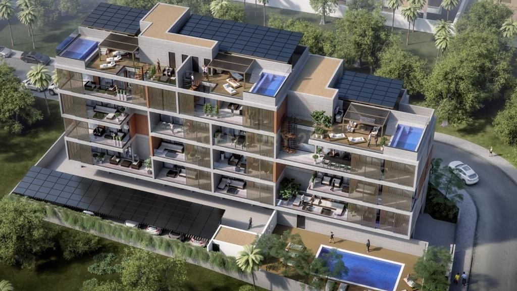 Apartamento T2 em Germasogeia, Cyprus N.º 3489