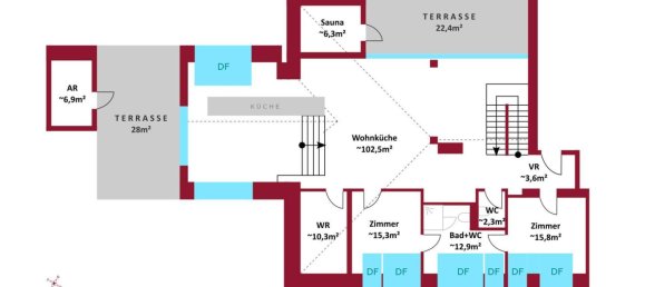 4 rooms Duplex in Dobling, Austria No. 221580 17