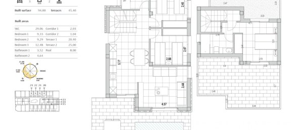 3 bedrooms Villa in La Florida, Spain No. 9338 2