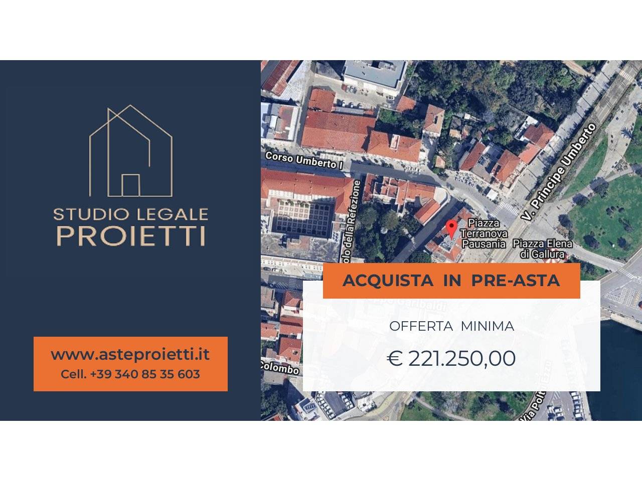 3 bedrooms Apartment in Olbia, Italy No. 293391