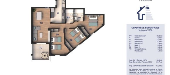 3 bedrooms Apartment in Los Barrios, Spain No. 168044 4