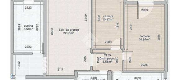 3-Zimmer Wohnung in Albignasego, Italy, Nr. 301157 21