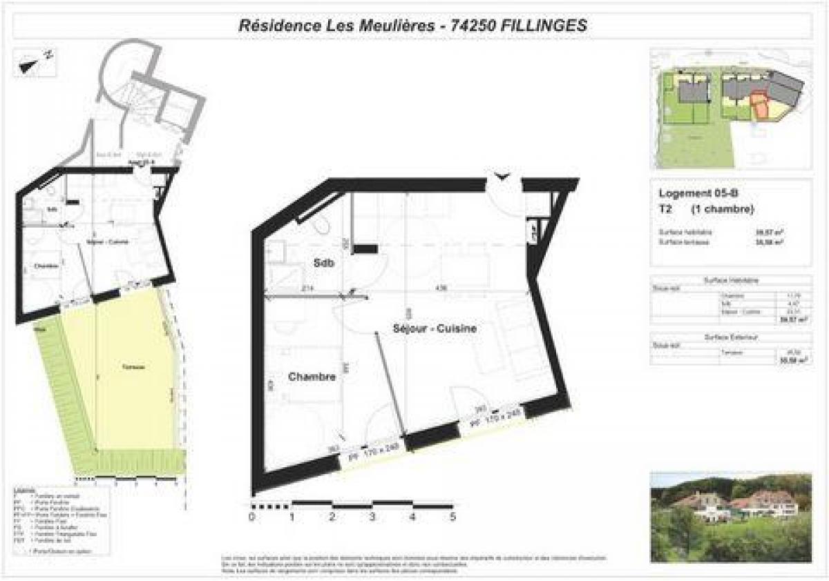 Studio-Eigentumswohnung in Fillinges, France, Nr. 31427