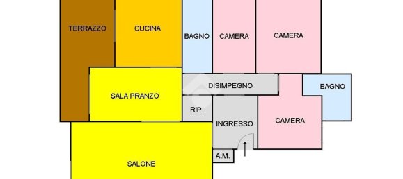 4 rooms Apartment in Rome, Italy No. 167698 43