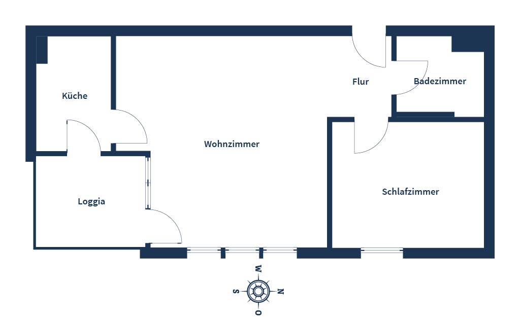 1 غرف نوم شقة في Cologne, Germany رقم 355414