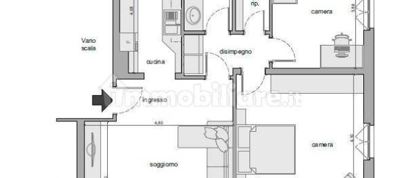 2 chambres Appartement à Villa d'Almè, Italy No. 365443 5