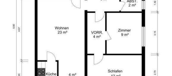 3 rooms Apartment in Salzburg, Austria No. 254893 12
