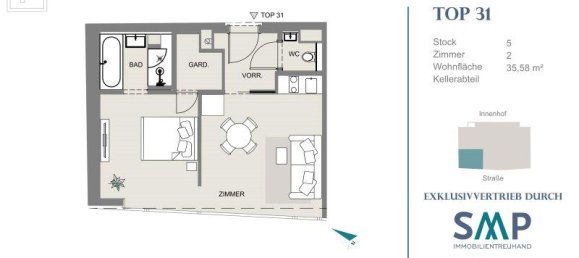 2غرفة بانتهاوس في Wieden, Austria رقم 188072 11