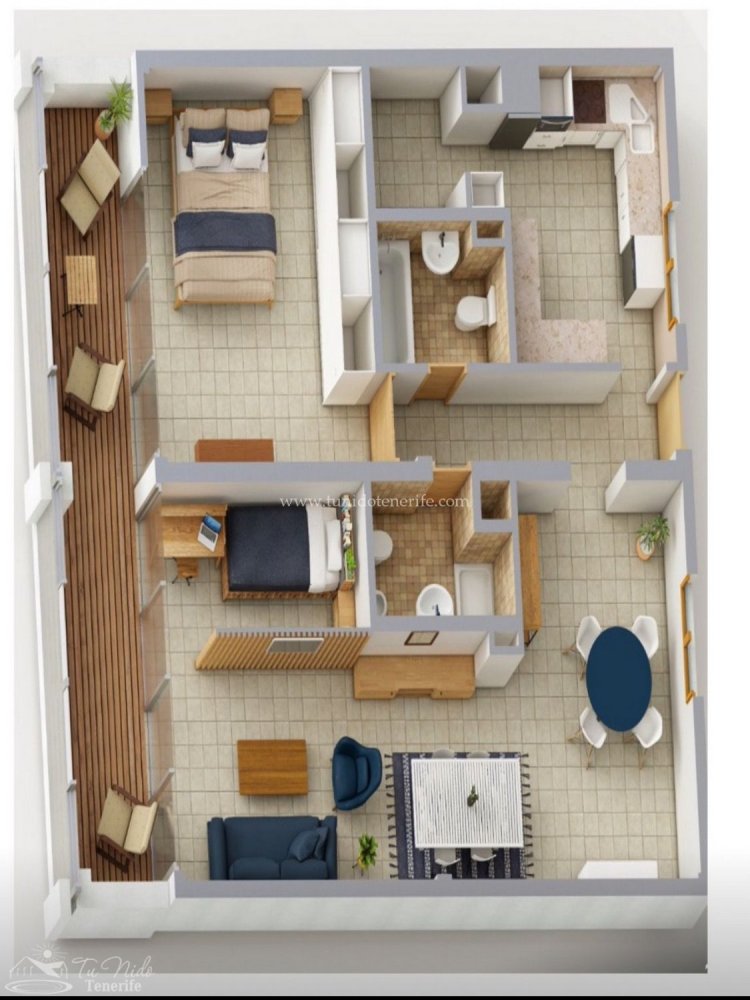 4 Schlafzimmer Wohnung in Piedra Hincada, Spain, Nr. 9808