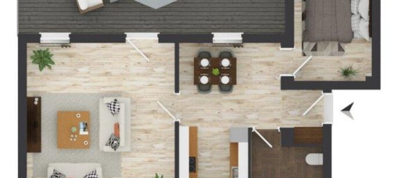 2غرفة شقة في Neunkirchen, Austria رقم 182385 6