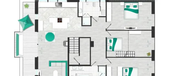 Penthouse T3 em Munich, Germany N.º 360463 19