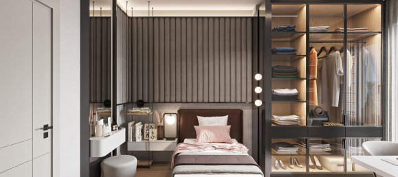 شقة 1+1 في Asoy Bahcesehir, Basaksehir, Turkey رقم 38254 8