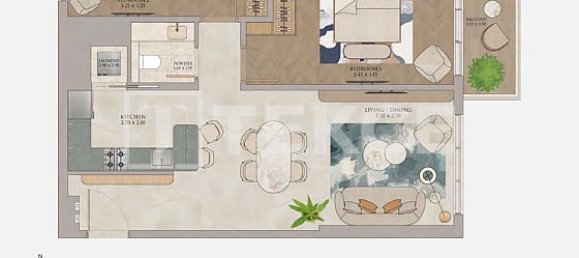 1 chambre appartement à vendre à Dubai, UAE № 182919 2