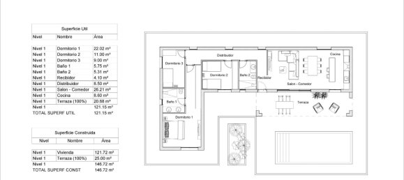 3 bedrooms Villa in Pinoso, Spain No. 13030 19