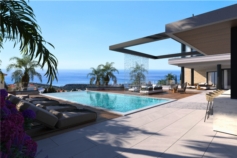 5 غرف نوم فيلا في Agios Tychonas, Cyprus رقم 6400