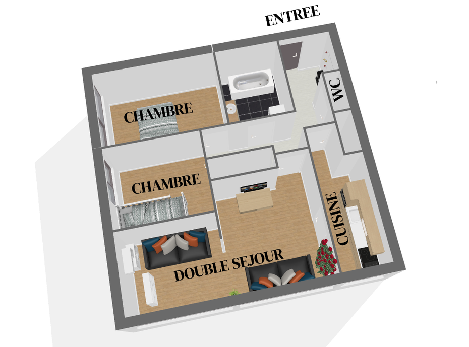 2 Schlafzimmer Wohnung in Paris, France, Nr. 325723