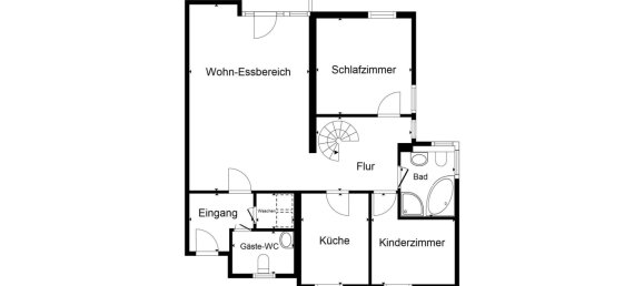 Дуплекс с 2 спальнями в Штутгарт, Германия № 320063 19