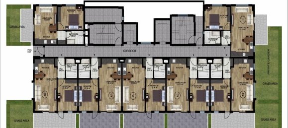 2-Zimmer Wohnung in Demirtas, Turkey, Nr. 10184 22