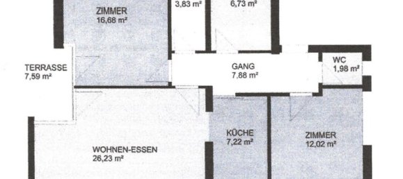 3غرفة شقة في Telfs, Austria رقم 71900 11
