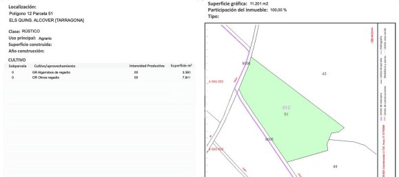 Grundstück in Tarragona, Spain 11201m², Nr. 158479 9