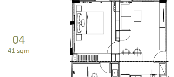 1 Schlafzimmer Wohnung in District 3, Vietnam, Nr. 13707 8