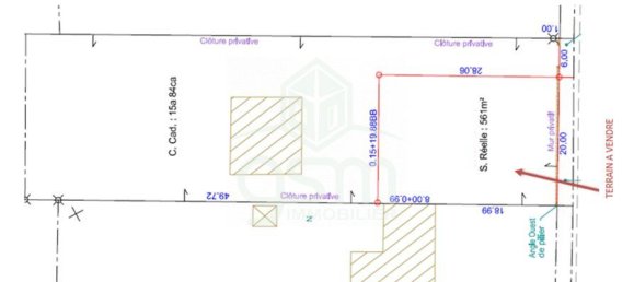 Terreno en Truyes, France 561 m² No. 76155 2