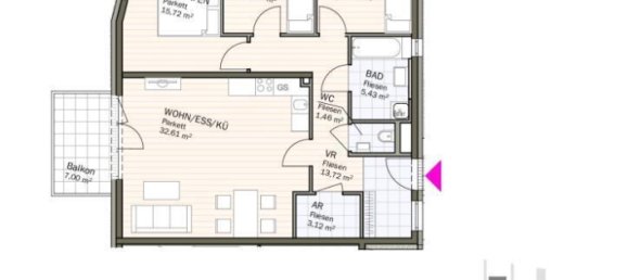 4-salle Appartement à Neumarkt am Wallersee, Austria No. 221379 7