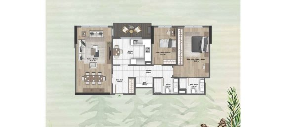 3-salle Appartement à Kâğıthane, Turkey No. 21983 24