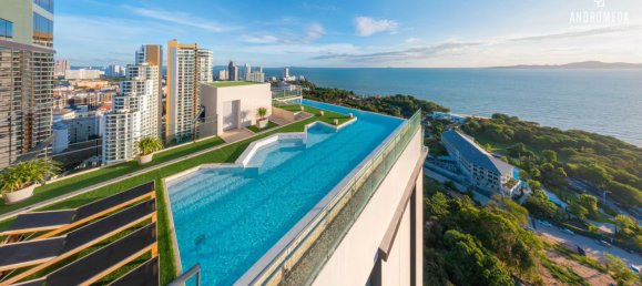 Квартира с 2 спальнями в Andromeda Condominium, Паттайя, Таиланд № 31871 20