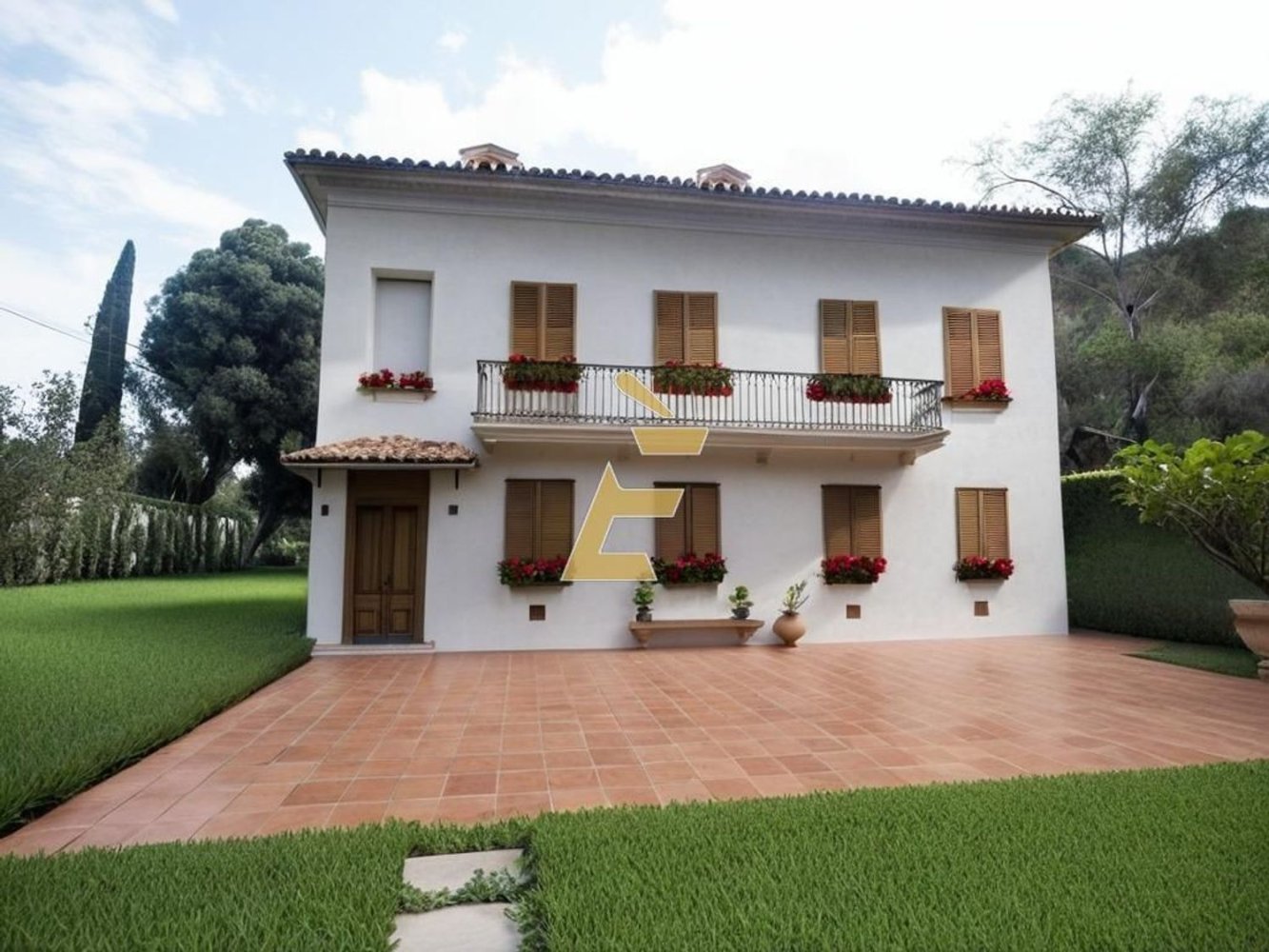 Дом с 6 комнатами в Феррере, Италия № 71701