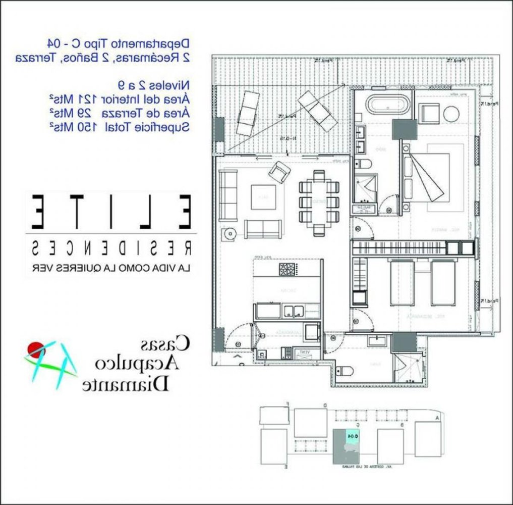 2 Schlafzimmer Wohnung in Guerrero, Mexico, Nr. 160815
