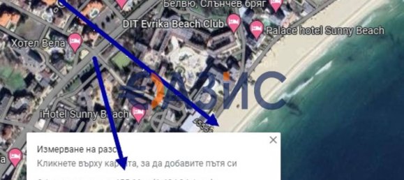 Квартира с 1 спальней в Свети-Влас, Болгария № 261 57