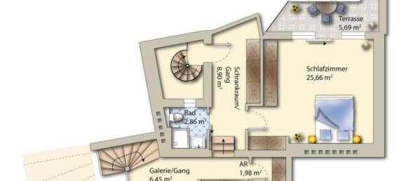 2 bedrooms Duplex in Favoriten, Austria No. 199051 3