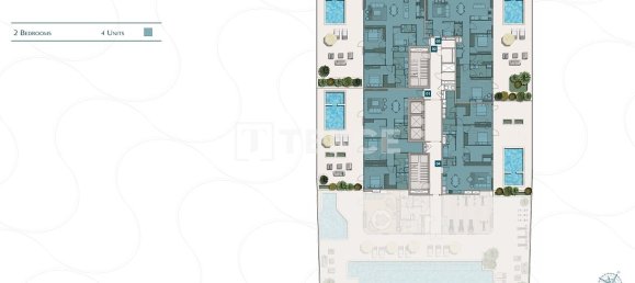 Apartamento de 2 dormitorios en Dubai, UAE No. 107871 24