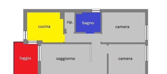 6 rooms Apartment in Genoa, Italy No. 284251 2